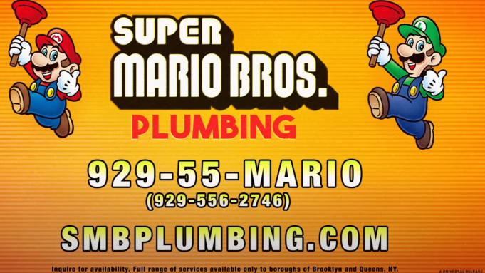 'Super Mario Bros. Movie' Reveals Plumbing Website and Commercial for 'Family Owned and Operated' Business