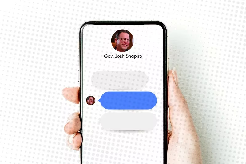 You can now text Pennsylvania Gov. Josh Shapiro