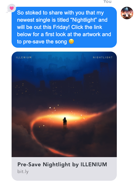 ILLENIUM Spotify pre-save campaign creative