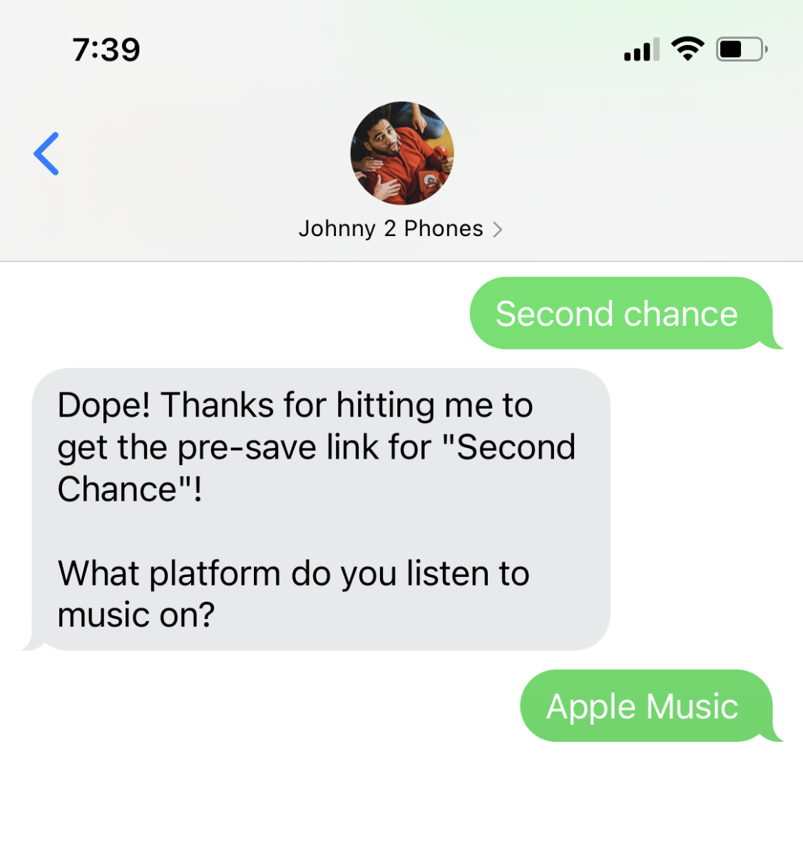 Johnny 2 Phones segmenting Members by streaming platform